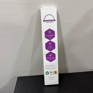 Yoga Mat Black Strap Sling 2 In One